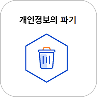 개인정보의 파기